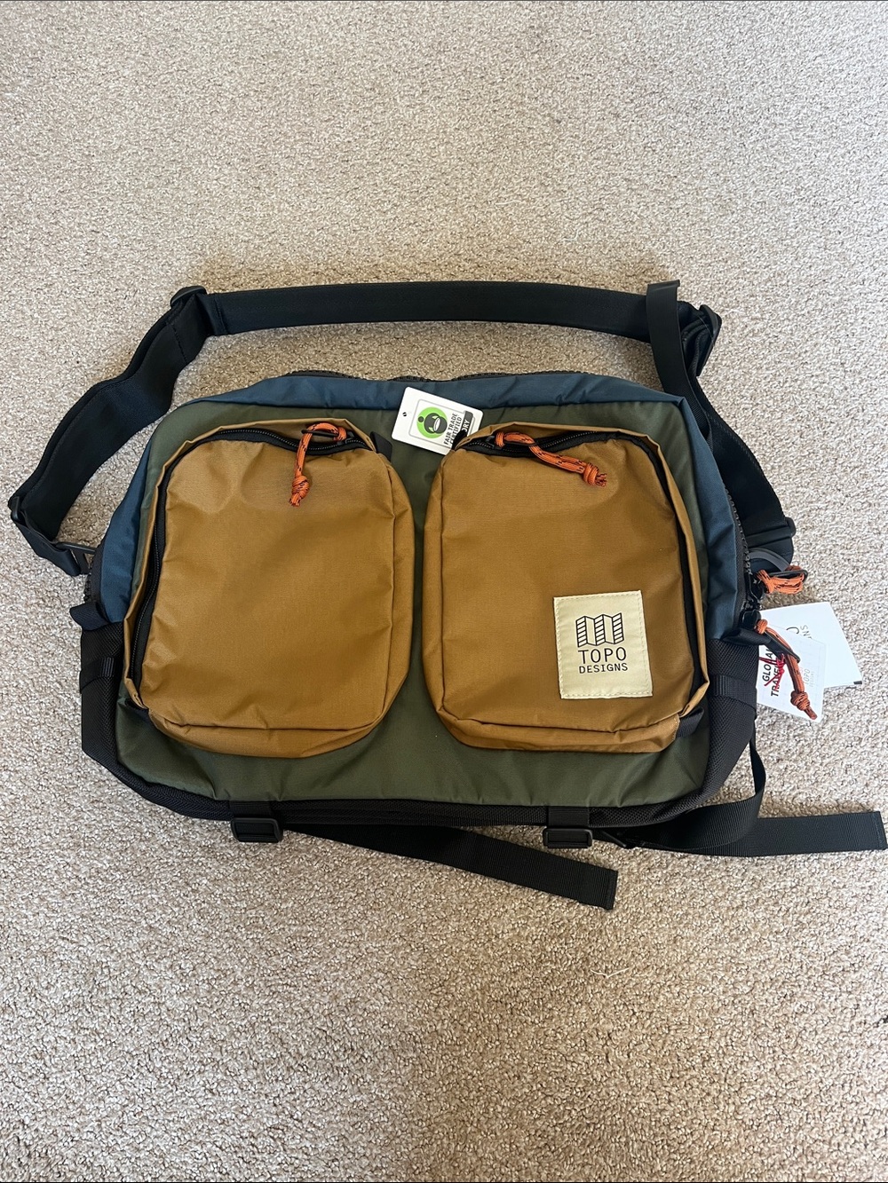 NWT Topo Designs Messenger Bag Global Briefcase Backpack
